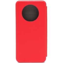 Чехол книжка для Huawei Nova Y90 Fashion Case на магнитах с визитницей Красный