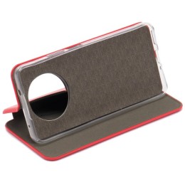 Чехол книжка для Huawei Nova Y90 Fashion Case на магнитах с визитницей Красный