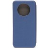 Чехол книжка для Huawei Nova Y90 Fashion Case на магнитах с визитницей Синий