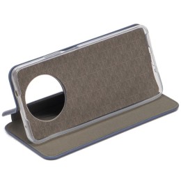 Чехол книжка для Huawei Nova Y90 Fashion Case на магнитах с визитницей Синий