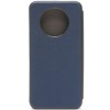 Чехол книжка для Huawei Nova Y90 Fashion Case на магнитах с визитницей Темно синий