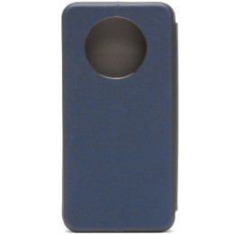 Чехол книжка для Huawei Nova Y90 Fashion Case на магнитах с визитницей Темно синий