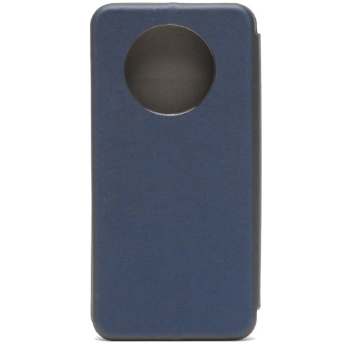 Чехол книжка для Huawei Nova Y90 Fashion Case на магнитах с визитницей Темно синий