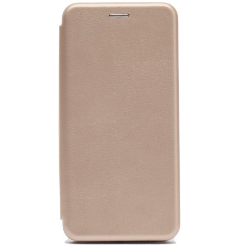 Чехол книжка для Tecno Pova 2 Fashion Case на магнитах с визитницей Розовое золото