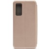 Чехол книжка для Tecno Pova 2 Fashion Case на магнитах с визитницей Розовое золото