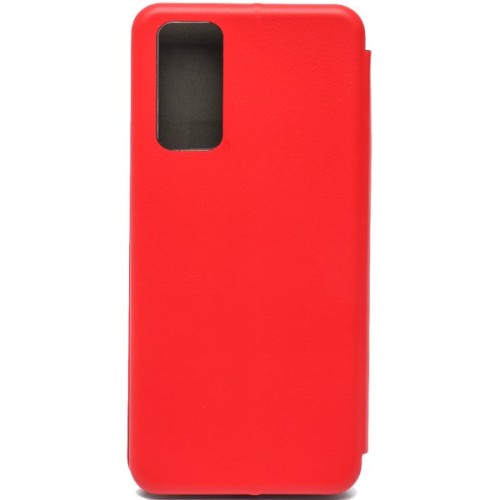 Чехол книжка для Tecno Pova 2 Fashion Case на магнитах с визитницей Красный