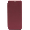 Чехол книжка для Tecno Pova 2 Fashion Case на магнитах с визитницей Бордовый