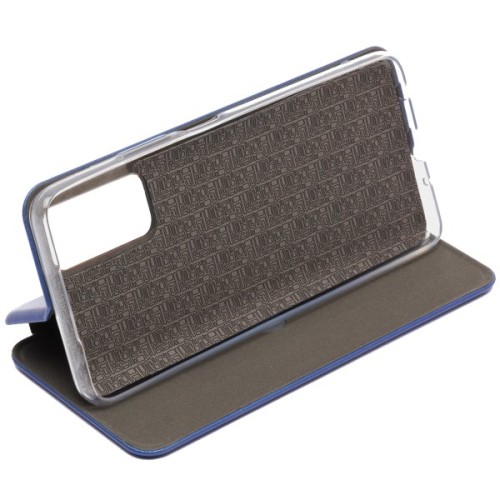 Чехол книжка для Tecno Pova 2 Fashion Case на магнитах с визитницей Синий
