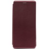 Чехол книжка для Xiaomi Redmi 10C Fashion Case Бордовый