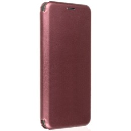 Чехол книжка для Xiaomi Redmi Note 10 Pro Fashion Case Бордовый
