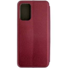 Чехол книжка для Xiaomi Redmi Note 10 Pro Fashion Case Бордовый