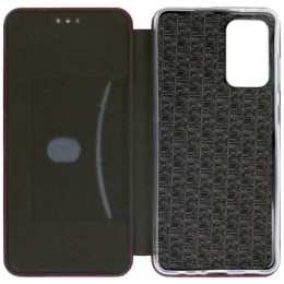 Чехол книжка для Xiaomi Redmi Note 10 Pro Fashion Case Бордовый