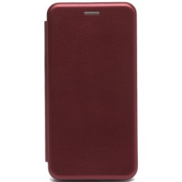 Чехол книжка для Samsung Galaxy S21 FE Fashion Case Бордовый