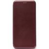 Чехол книжка для Samsung Galaxy A52 Fashion Case Бордовый