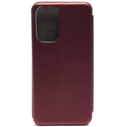 Чехол книжка для Samsung Galaxy A73 Fashion Case Бордовый