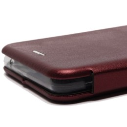 Чехол книжка для Samsung Galaxy A73 Fashion Case Бордовый