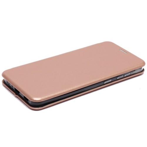 Чехол книжка для Samsung Galaxy A03 Core Fashion Case Розовое золото
