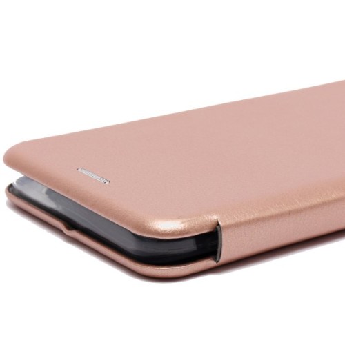 Чехол книжка для Samsung Galaxy A03 Core Fashion Case Розовое золото