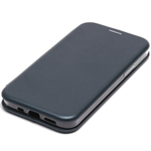 Чехол книжка для Apple iPhone 12 Fashion Case Темно синий