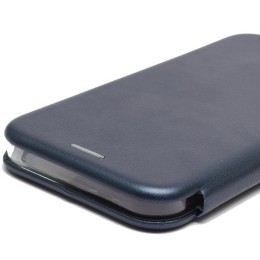 Чехол книжка для Apple iPhone 12 Fashion Case Темно синий