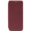 Чехол книжка для Tecno Camon 19 Pro Fashion Case Бордовый