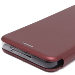 Чехол книжка для Tecno Camon 19 Pro Fashion Case Бордовый