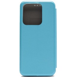 Чехол книжка для Tecno Spark 8C Fashion Case Голубой