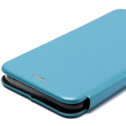 Чехол книжка для Tecno Spark 8C Fashion Case Голубой