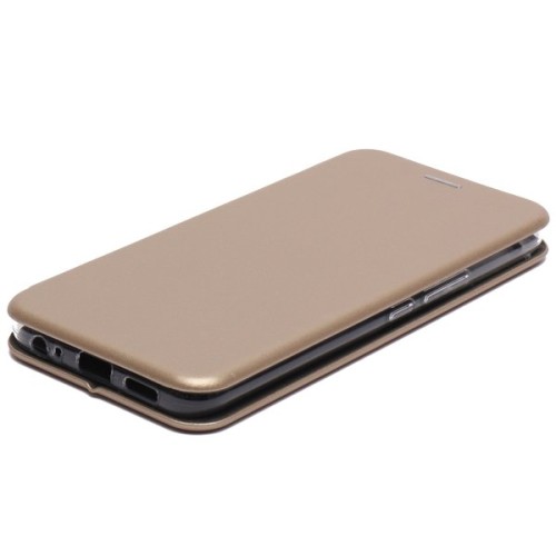 Чехол книжка для Tecno Spark 8C Fashion Case Золотой