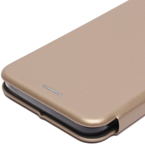 Чехол книжка для Tecno Spark 8C Fashion Case Золотой