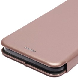 Чехол книжка для Tecno Spark 8C Fashion Case Розовое золото