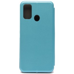 Чехол книжка для Tecno Spark 7 Fashion Case Голубой