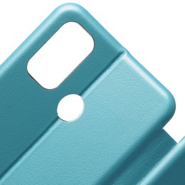 Чехол книжка для Tecno Spark 7 Fashion Case Голубой