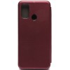 Чехол книжка для Tecno Spark 7 Fashion Case Бордовый