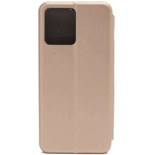 Чехол книжка для Realme C30 Fashion Case Золотой
