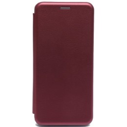 Чехол книжка для Tecno Pop 5 LTE Fashion Case Бордовый