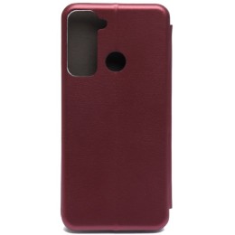 Чехол книжка для Tecno Pop 5 LTE Fashion Case Бордовый