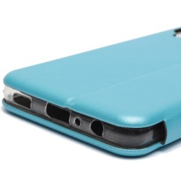 Чехол книжка для Samsung Galaxy A22 Fashion Case Голубой