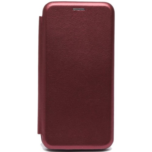 Чехол книжка для Samsung Galaxy S22 Fashion Case Бордовый