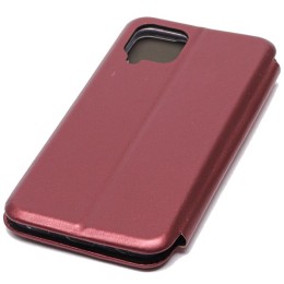 Чехол книжка для Samsung Galaxy S22 Fashion Case Бордовый