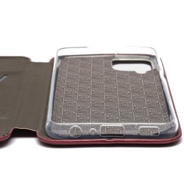 Чехол книжка для Samsung Galaxy S22 Fashion Case Бордовый