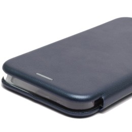 Чехол книжка для Apple iPhone 14 Plus Fashion Case Темно синий