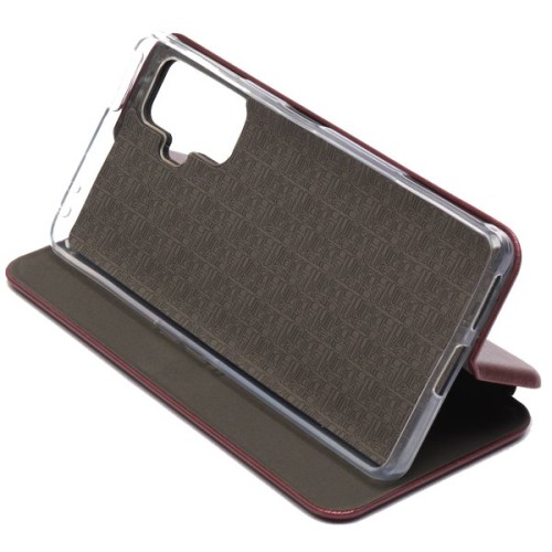 Чехол книжка для Xiaomi Poco F4 GT Fashion Case Бордовый