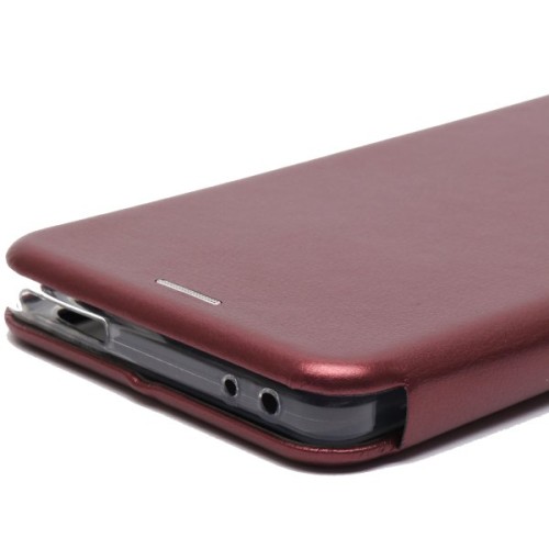 Чехол книжка для Xiaomi Poco F4 GT Fashion Case Бордовый