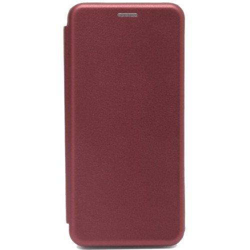 Чехол книжка для Xiaomi Poco M5 Fashion Case Бордовый
