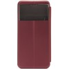 Чехол книжка для Xiaomi Poco M5 Fashion Case Бордовый