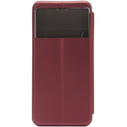 Чехол книжка для Xiaomi Poco M5 Fashion Case Бордовый
