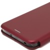 Чехол книжка для Xiaomi Poco M5 Fashion Case Бордовый