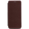 Чехол книжка для Xiaomi Redmi 9C Fashion Case Бордовый