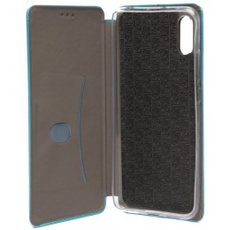 Чехол книжка для Xiaomi Redmi 9A Fashion Case Голубой